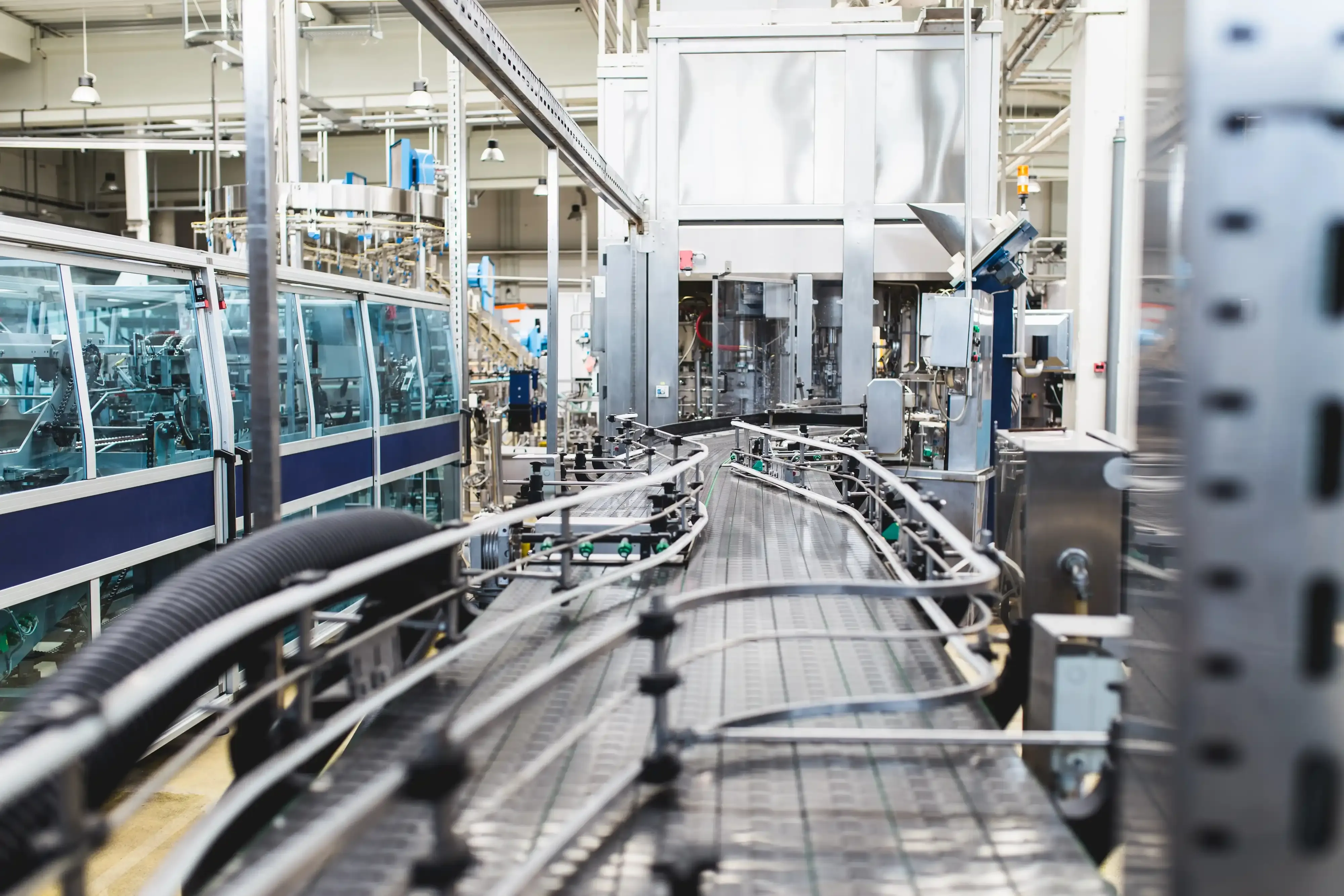 Food manufacturing equipment representing Milltech machined components
